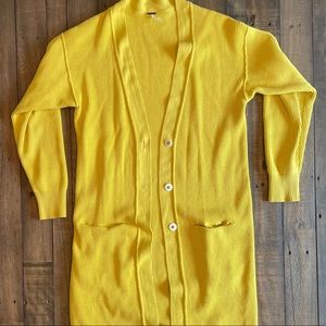 🖤Free People | Cozy Yellow Cardigan!